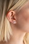 Heliophilia Silver Pendientes de Plata de Ley 925 Stud